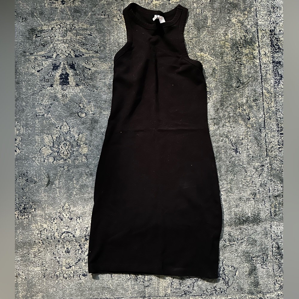 Black Sleeveless Racerback Dress